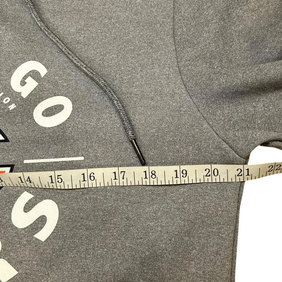 Chicago Bears Hoodie Mens Small Gray Fleece National Football Conference NFL Zip - Picture 6 of 9